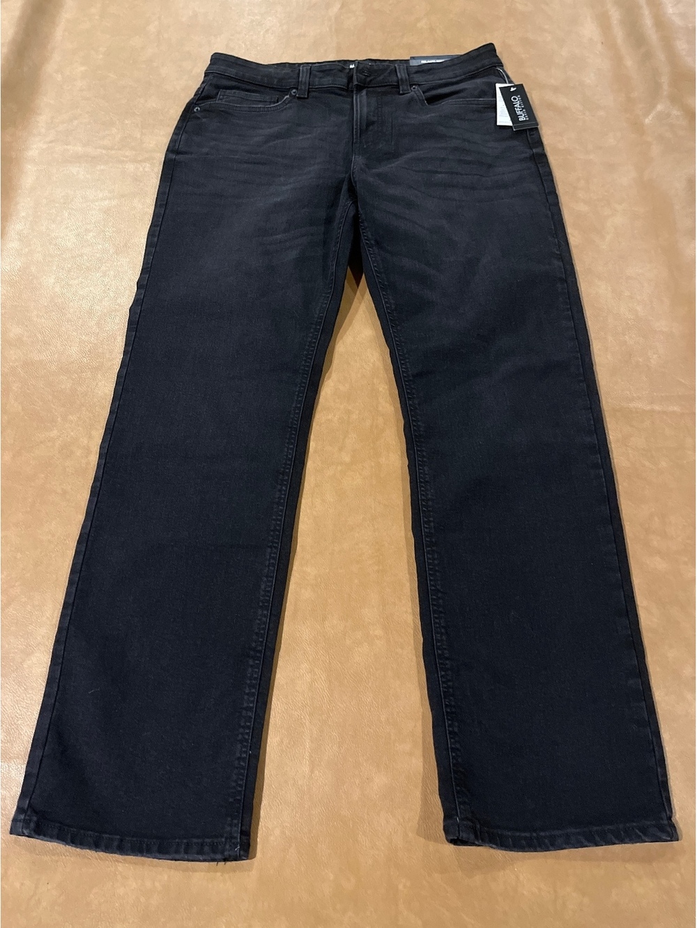 Buffalo David Bitton Relaxed Straight Driven Jeans Black (Men’s 33x32) NWT